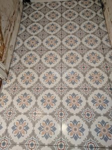 pose carrelage imitation carreaux de ciment